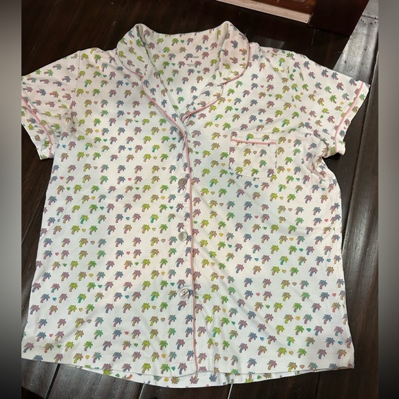 Roller Rabbit Palm Dreams Polo Pajama Top ONLY large - Picture 3 of 4